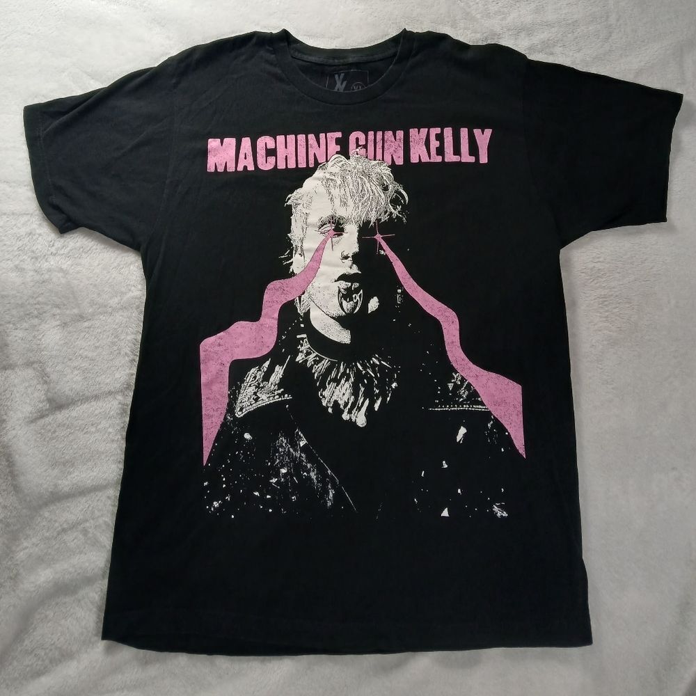 Official Machine Gun‎ Kelly Laser Eyes Mainstream Sellout tee MGK shirt Size XL